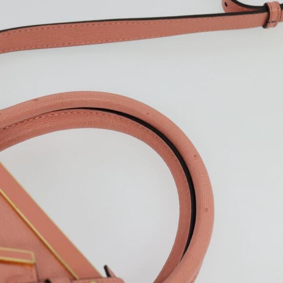 FENDI Petite To Jules Hand Bag Leather Pink - Picture 8 of 13